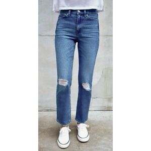 AYR Yes Yes Yes Jeans Womens Size 27x27 High Rise Denim Straight Cut Leg #B13-7